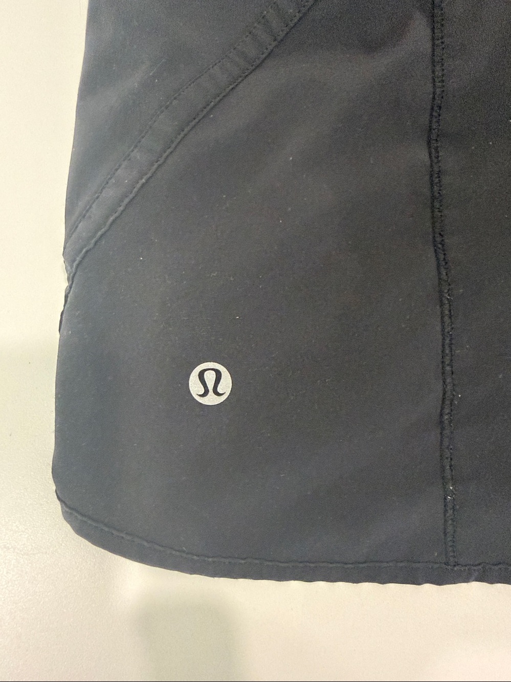 Lululemon Black Athletic Shorts with Elastic Waist 5 inch inseam - Picture 2 of 7